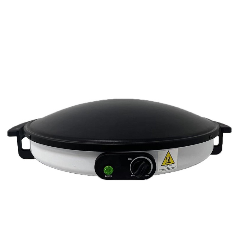 Crepe Maker Non Stick - 2000W Dome Shape 16 Inch Nonstick