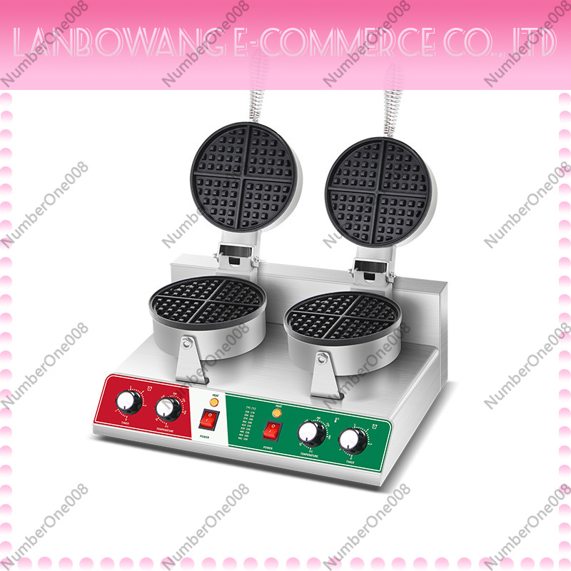 Crepe Maker Non Stick - Rotating Waffle Maker Griddle Non-stick Waffle