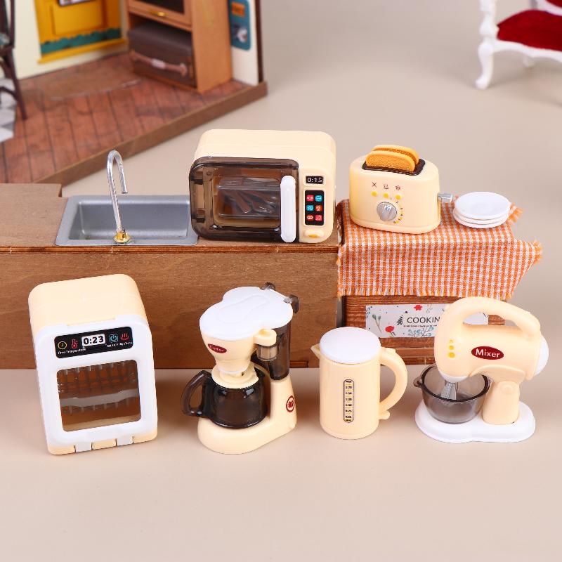 1 Set 1 12 Dollhouse Appliance - Kitchen Appliances Kids recension och pris