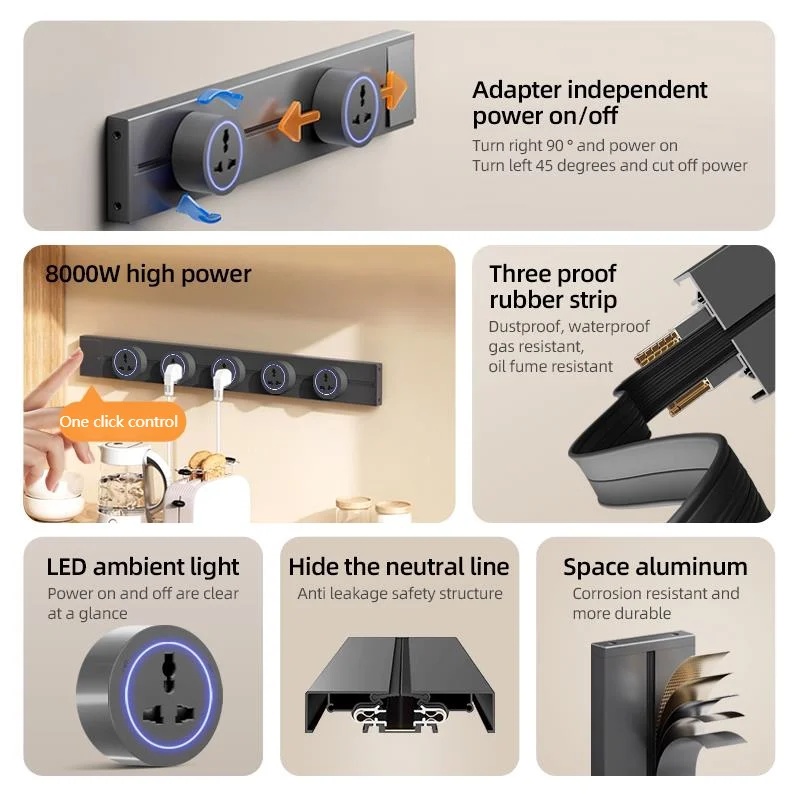 Track Socket With Switch High- - Kitchen Appliances Uk recension och pris