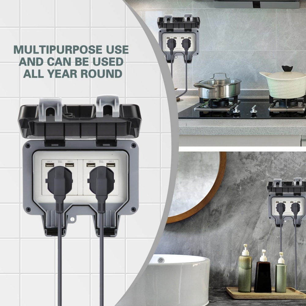 EIOMR USB Outdoor Waterproof S - Kitchen Appliances Uk recension och pris