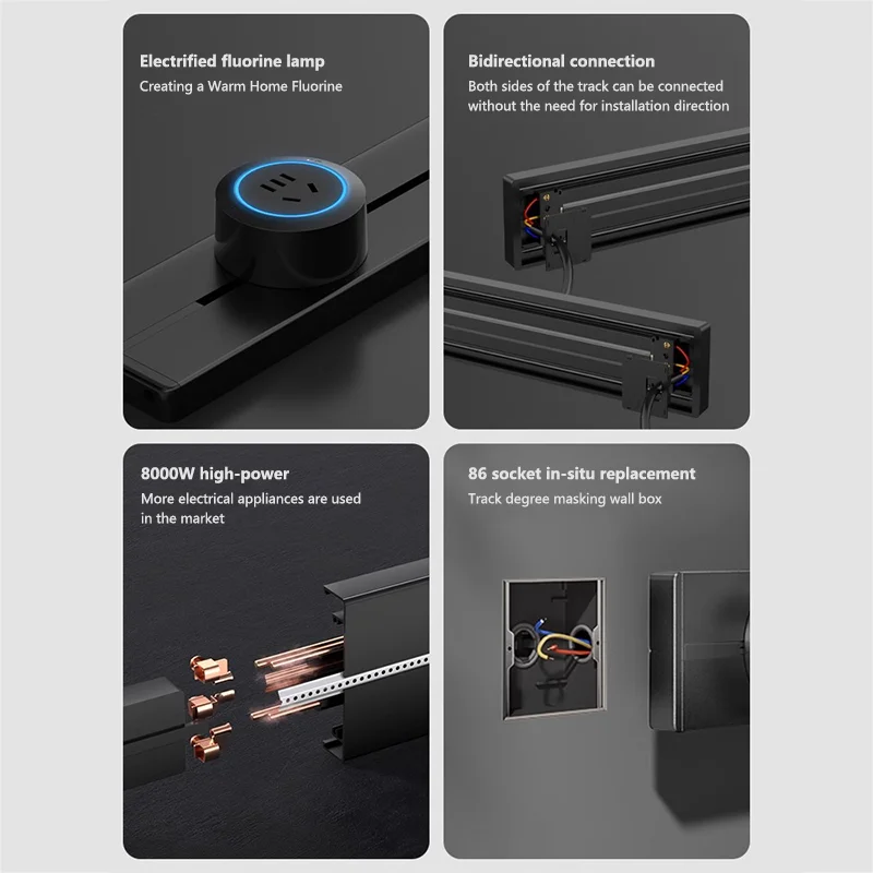Power Track Socket Home Kitche - Kitchen Appliances Uk recension och pris