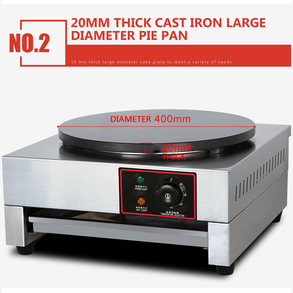 Stainless Steel Electric Crepe - Crepe Maker Non Stick recension och pris
