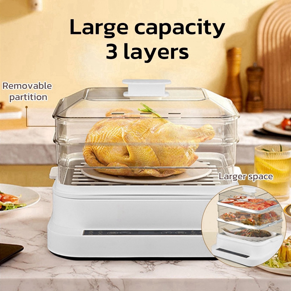 32L Smart Electric Steamer - 3 - Kitchen Appliances Large recension och pris