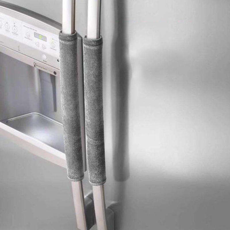 2Pcs/Set  Refrigerator Door Ha - Kitchen Appliances With Red Knobs recension och pris