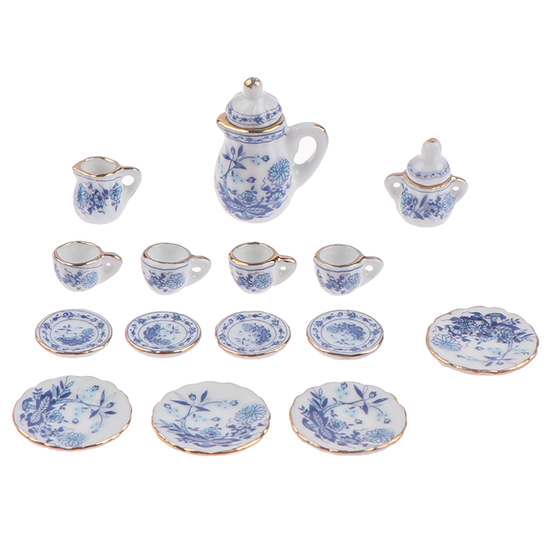 15Pcs 1:12 Miniature Porcelain - Kitchen Appliances Kids recension och pris