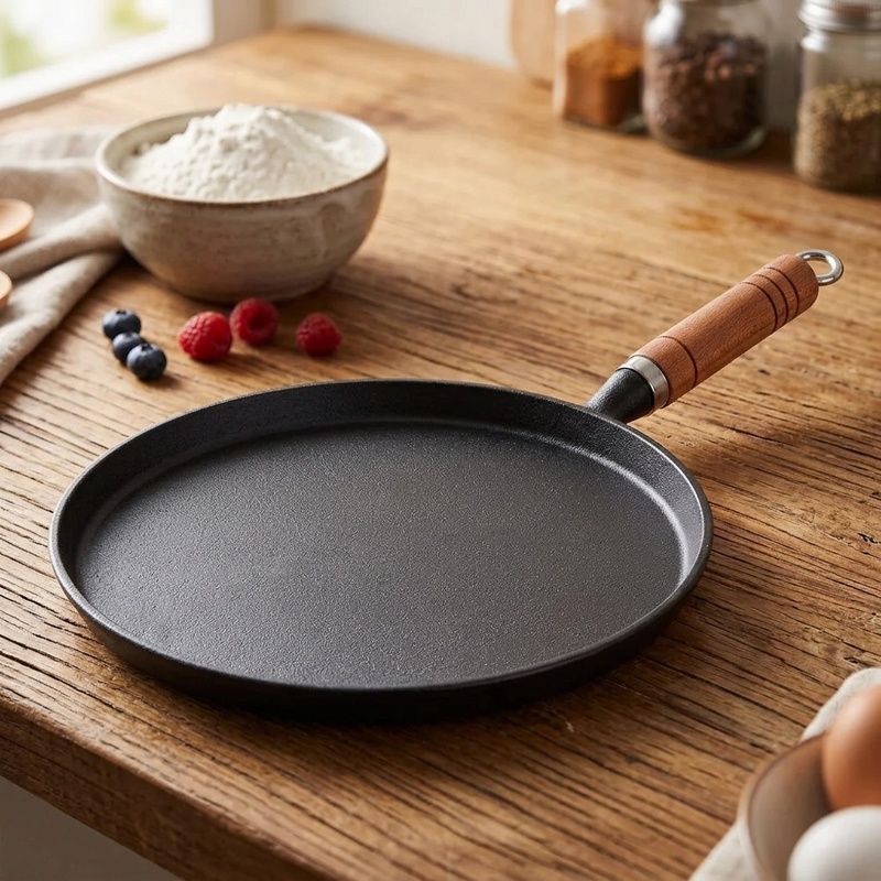 20/23/26cm Cast Iron Frying Pa - Crepe Maker Non Stick recension och pris