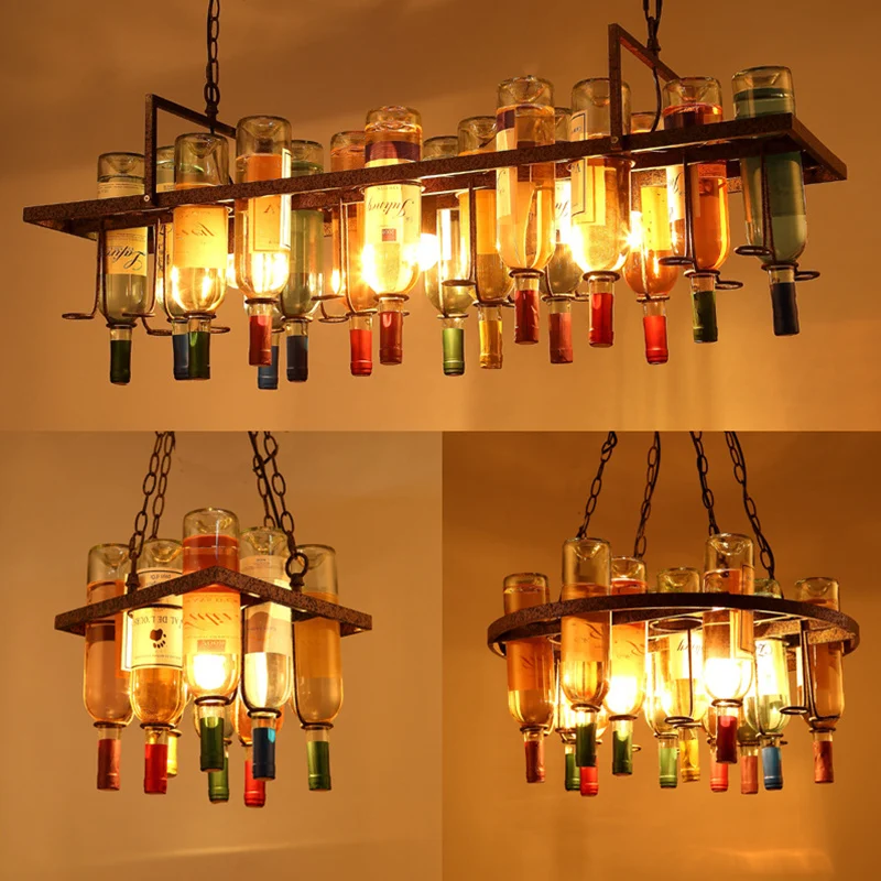 Vintage Wine Bottle Iron Led L - Kitchen Appliances With Red Knobs recension och pris