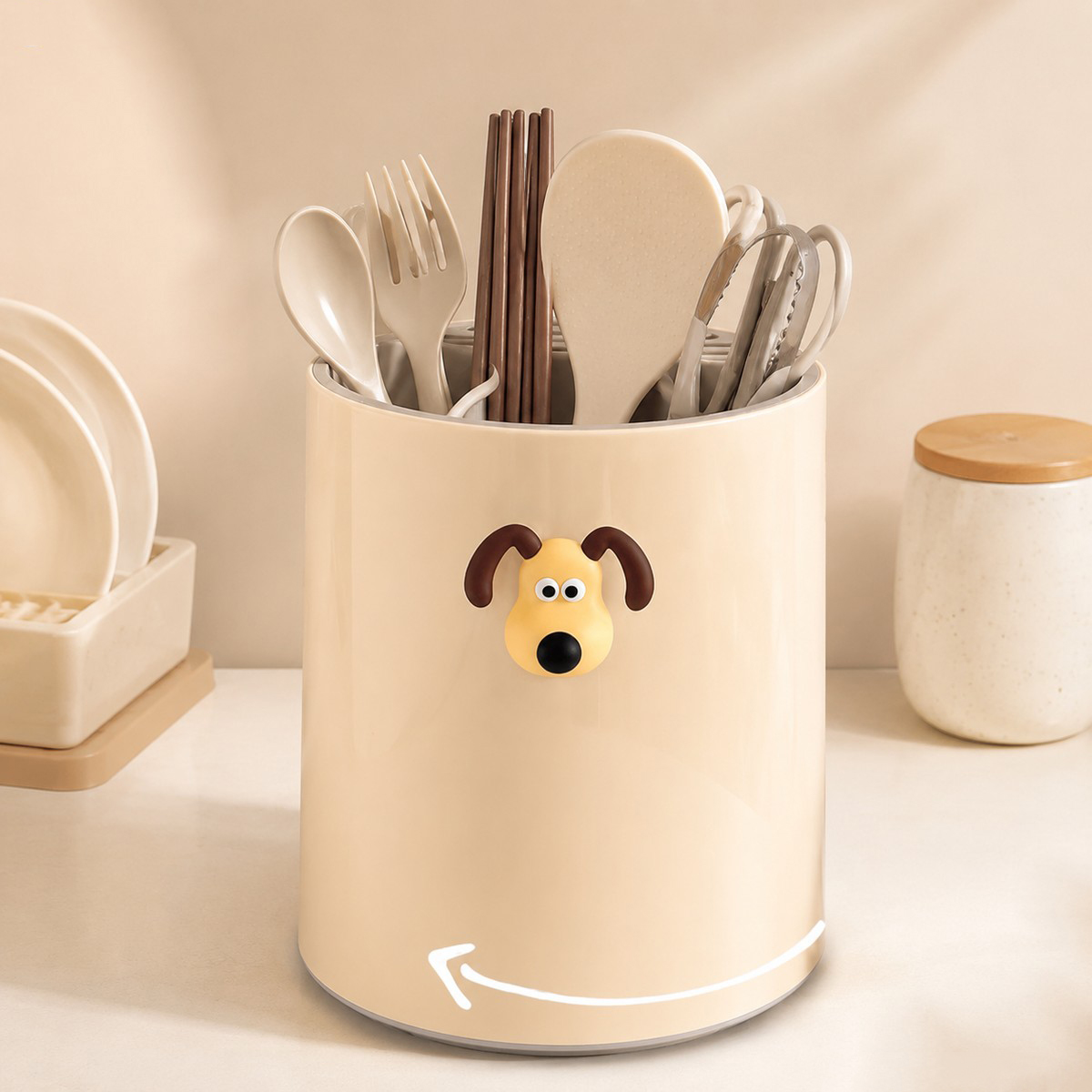 360° Rotating Kitchen Utensils - Kitchen Appliances Large recension och pris
