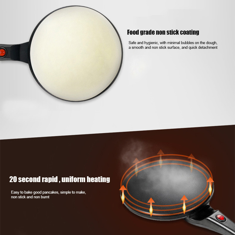 Single-Sided Heating Electric  - Crepe Maker Non Stick recension och pris
