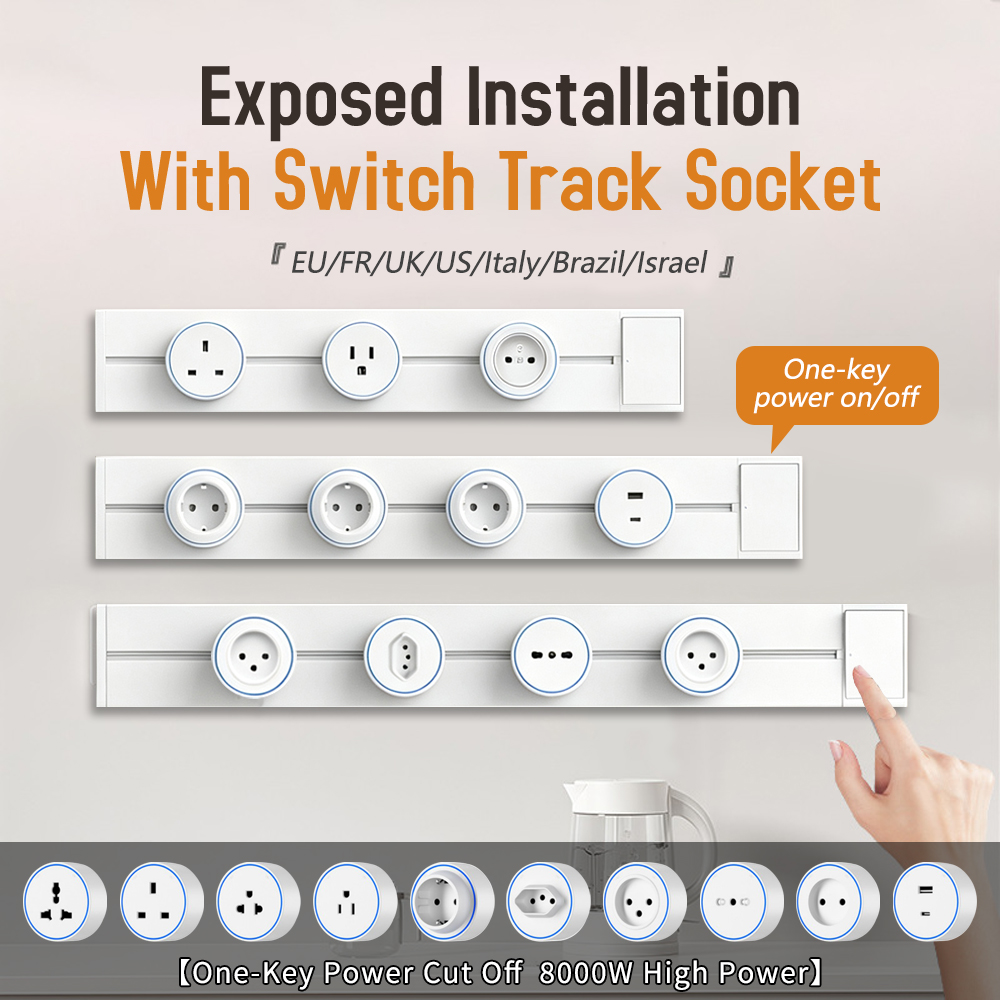 White Home Movable Power Track - Kitchen Appliances Uk recension och pris