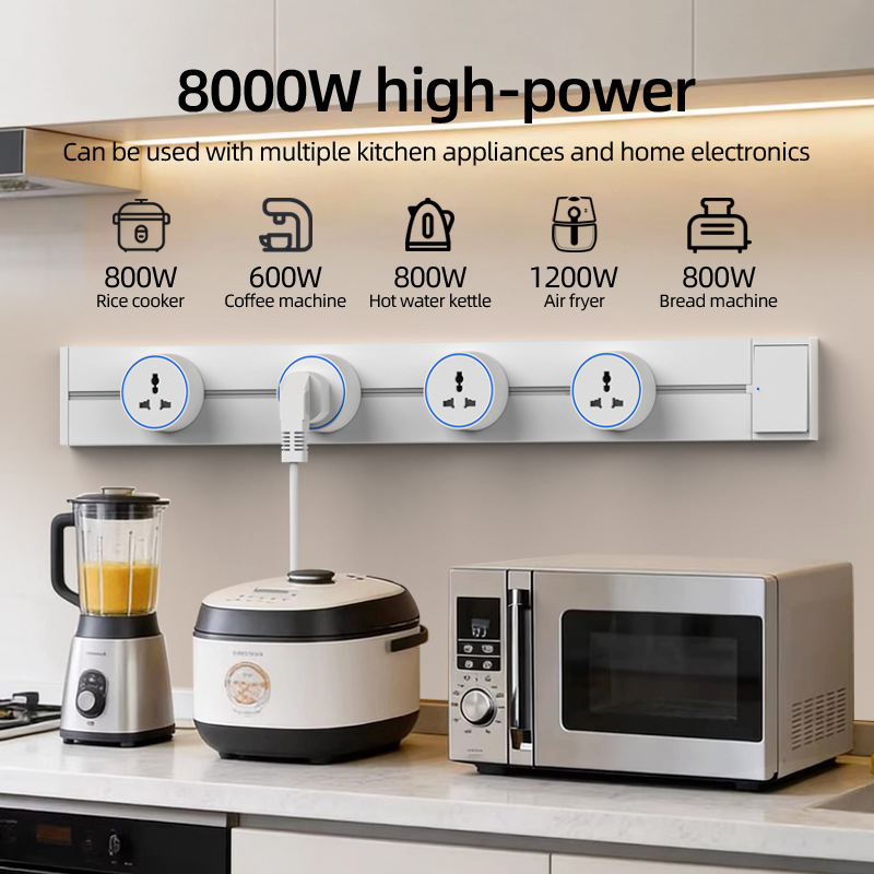 White Home Movable Power Track - Kitchen Appliances Uk recension och pris