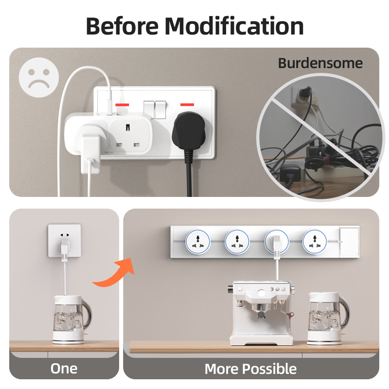 White Home Movable Power Track - Kitchen Appliances Uk recension och pris