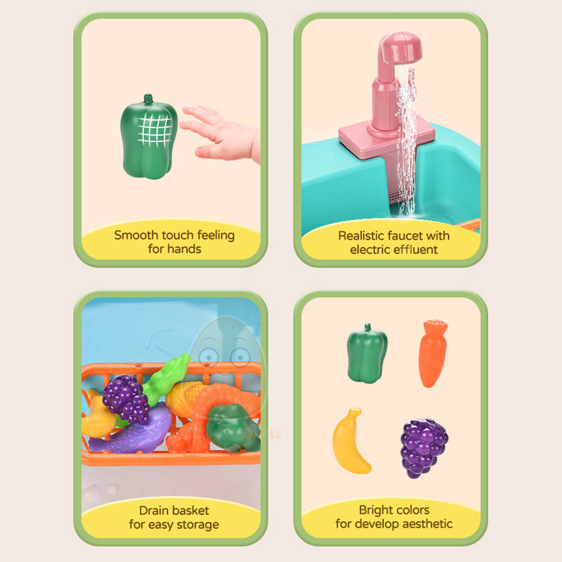 Kids Toy Pretend Play Kitchen  - Kitchen Appliances Kids recension och pris