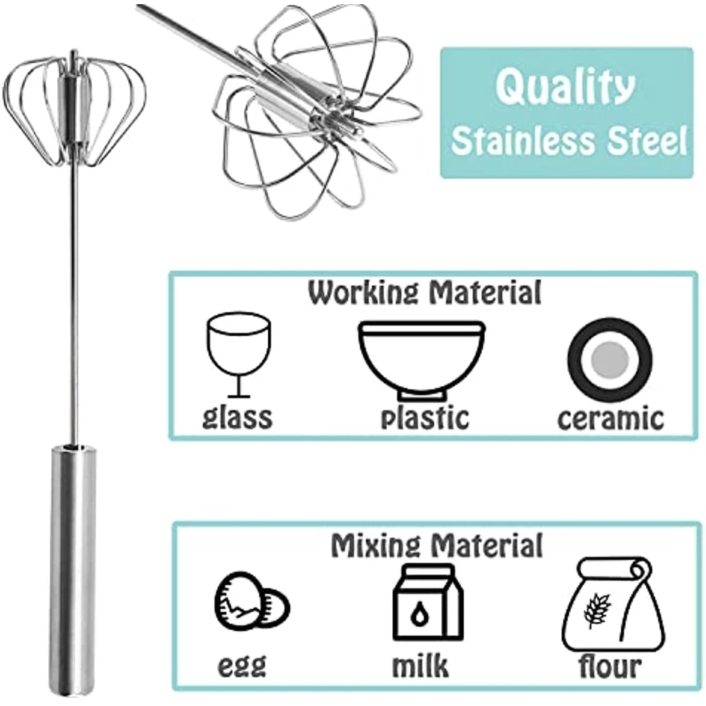 1/3pcs Stainless Steel Egg Bea - Kitchen Appliances Electronics recension och pris