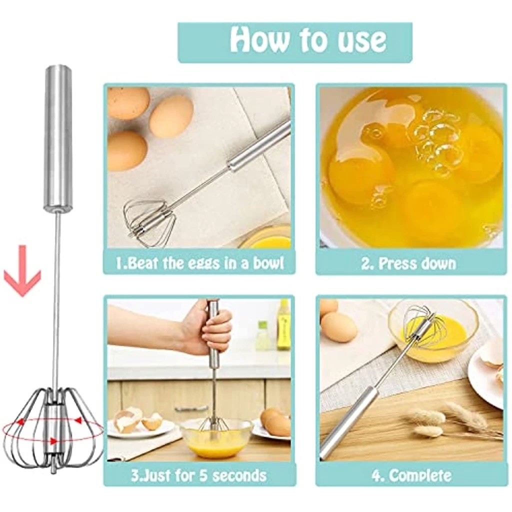 1/3pcs Stainless Steel Egg Bea - Kitchen Appliances Electronics recension och pris