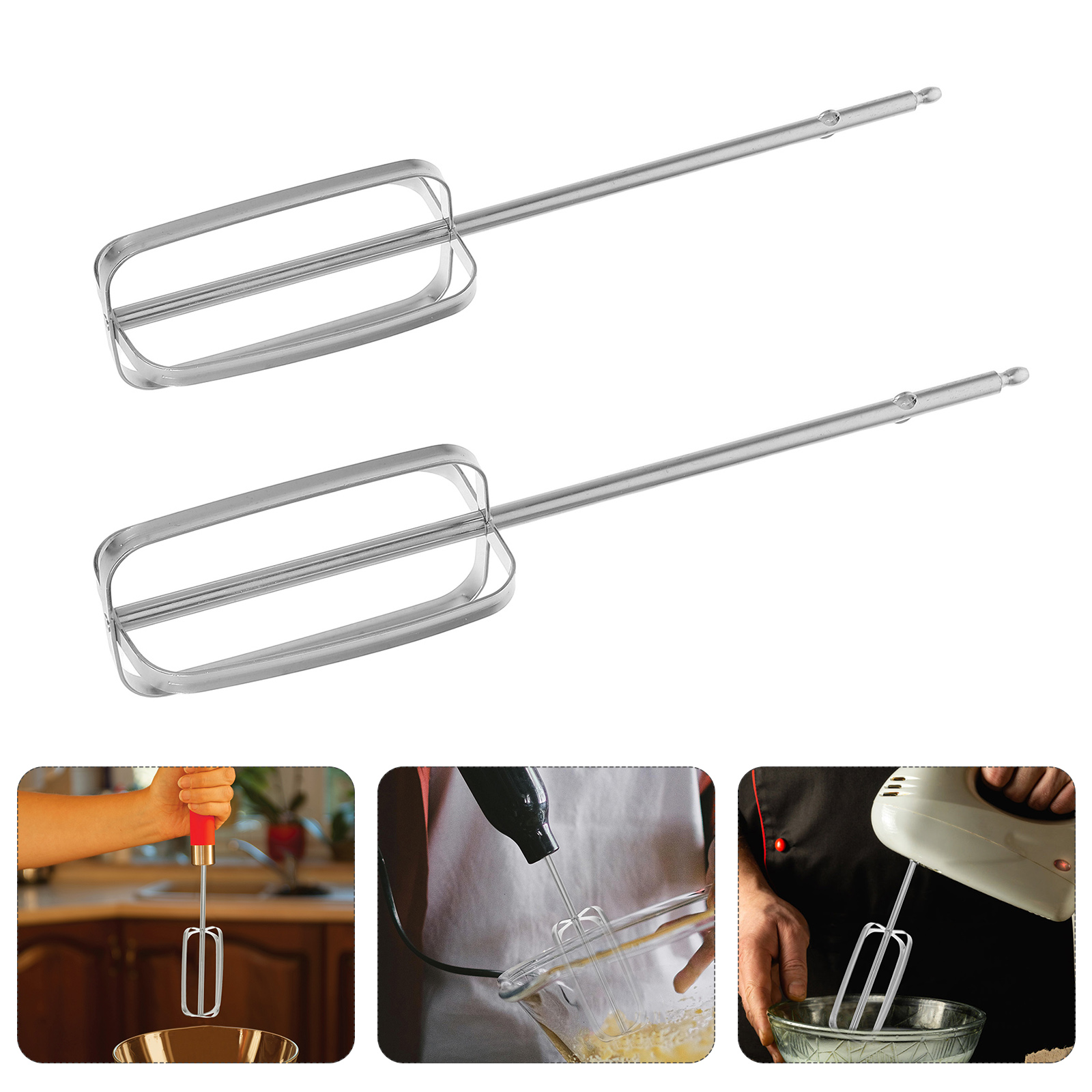 2 Pcs Stainless Steel Hand Mix - Kitchen Appliances Electronics recension och pris