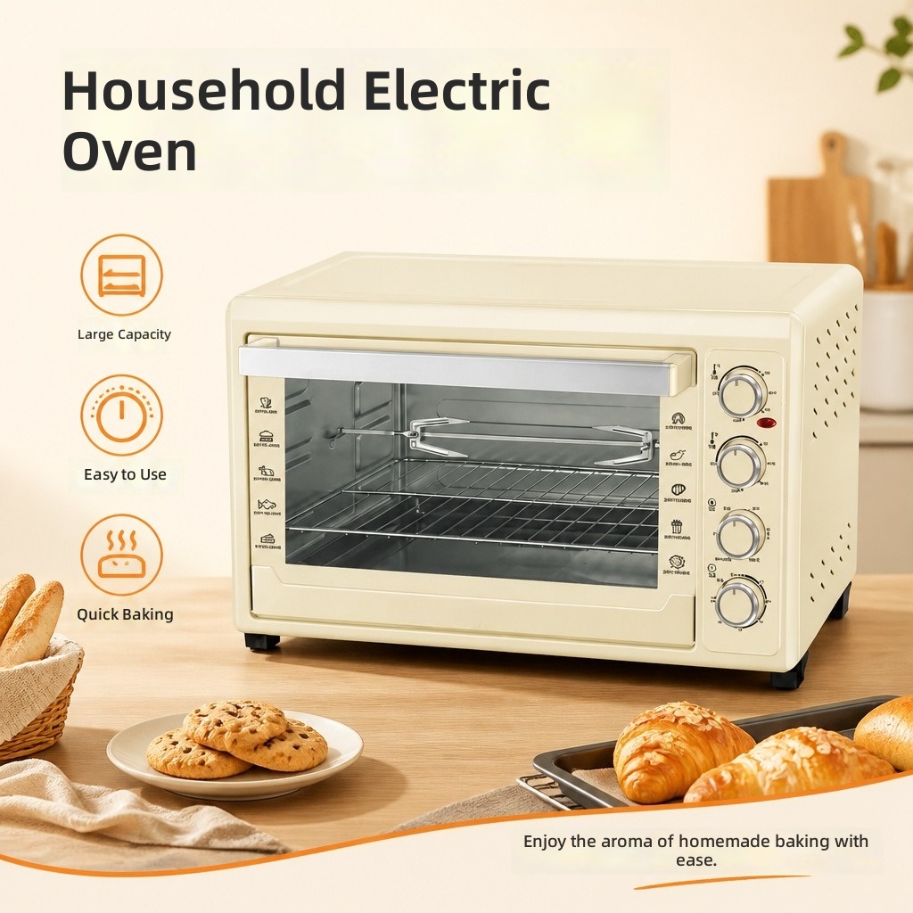 Electric Oven 60L, 4-Tier Baki - Kitchen Appliances Gift Ideas recension och pris