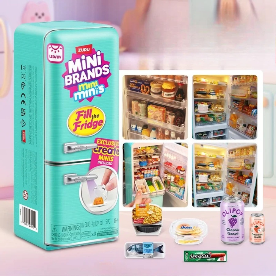 ZURU 5 Surprise Mini Fridge Ba - Kitchen Appliances Kids recension och pris